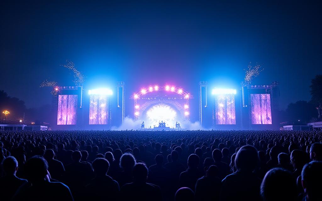 Palcoscenico principale del festival estivo